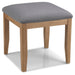 Furniture HausHarkuta Oak Stool - Rest Relax