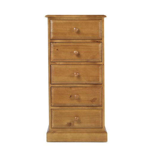 Furniture HausHendon Pine 5 Drawer Tall Chest - Rest Relax