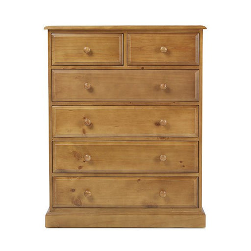 Furniture HausHendon Pine 6 Drawer Chest - Rest Relax