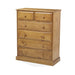 Furniture HausHendon Pine 6 Drawer Chest - Rest Relax