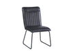 Furniture HausHew PU Leather Black Dining Chair - Black Legs - Rest Relax