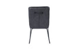 Furniture HausHew PU Leather Black Dining Chair - Black Legs - Rest Relax