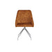 Furniture HausHugo Velvet Mustard Dining Chair - Swivel Legs - Rest Relax