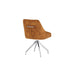 Furniture HausHugo Velvet Mustard Dining Chair - Swivel Legs - Rest Relax