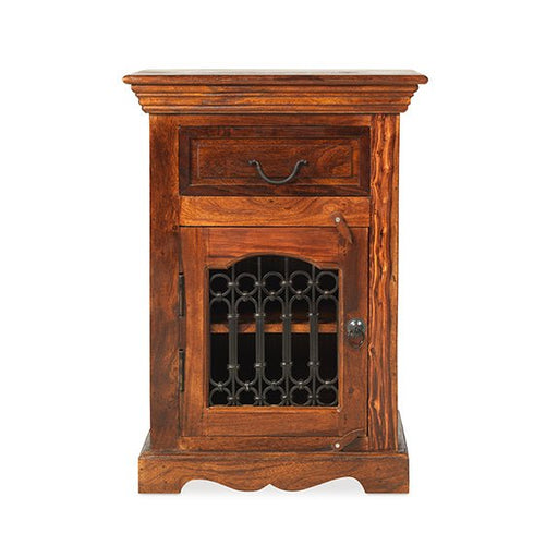 Furniture HausJali Indian Rosewood Bedside Cabinet Left Open - Rest Relax