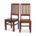 Furniture HausJali Indian Rosewood Capsule High Back Slat Chair - Rest Relax