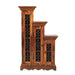 Furniture HausJali Indian Rosewood CD Step Jali Left - Rest Relax