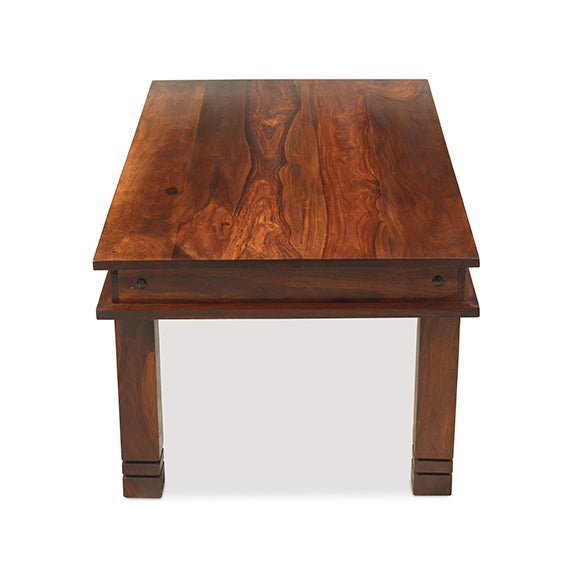 Furniture HausJali Indian Rosewood Chunky Coffee Table 110cm Wide - Rest Relax