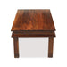 Furniture HausJali Indian Rosewood Chunky Coffee Table 110cm Wide - Rest Relax