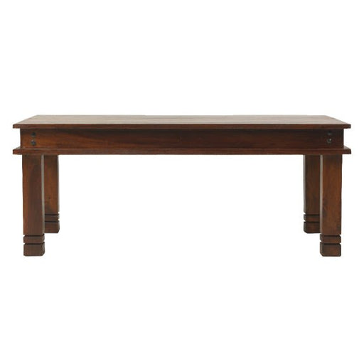 Furniture HausJali Indian Rosewood Chunky Coffee Table 120cm Wide - Rest Relax