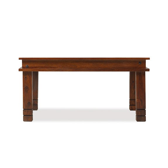 Furniture HausJali Indian Rosewood Chunky Coffee Table 90cm Wide - Rest Relax