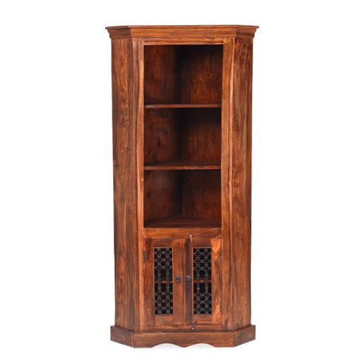 Furniture HausJali Indian Rosewood Corner Display Unit - Rest Relax