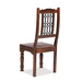 Furniture HausJali Indian Rosewood Low Back Jali Chair - Rest Relax