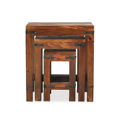 Furniture HausJali Indian Rosewood Nest of 3 Tables - Rest Relax