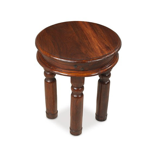 Furniture HausJali Indian Rosewood Round Coffee Table 40cm - Rest Relax