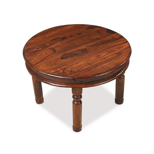 Furniture HausJali Indian Rosewood Round Coffee Table 70cm - Rest Relax