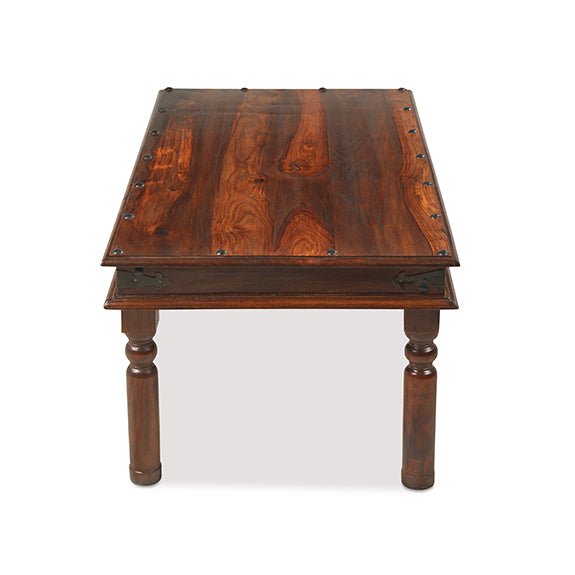 Furniture HausJali Indian Rosewood Thakat Coffee Table 110cm Wide - Rest Relax