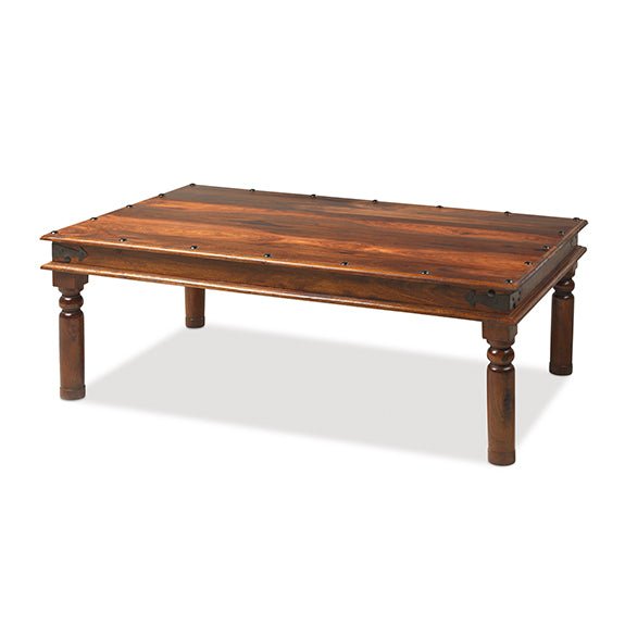 Furniture HausJali Indian Rosewood Thakat Coffee Table 120cm Wide - Rest Relax