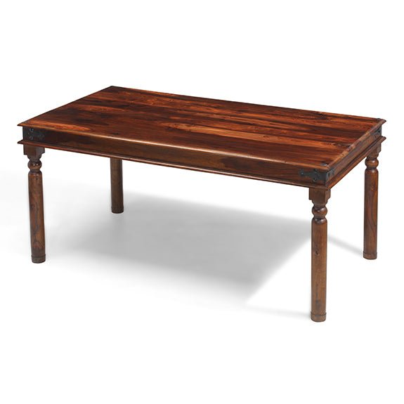 Furniture HausJali Indian Rosewood Thakat Dining Table 160cm Wide - Rest Relax