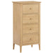 Furniture HausLangford Oak 4 Drawer Tall Chest - Swann Sleep Ltd T/A Rest Relax
