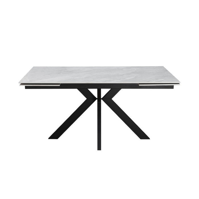 Furniture HausMarco Ceramic Pearla Grey Dining Table Gloss Finish 160/200/240cm - Rest Relax