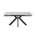 Furniture HausMarco Ceramic Pearla Grey Dining Table Gloss Finish 160/200/240cm - Rest Relax