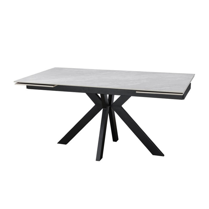 Furniture HausMarco Ceramic Pearla Grey Dining Table Gloss Finish 160/200/240cm - Rest Relax