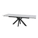 Furniture HausMarco Ceramic Pearla Grey Dining Table Gloss Finish 160/200/240cm - Rest Relax