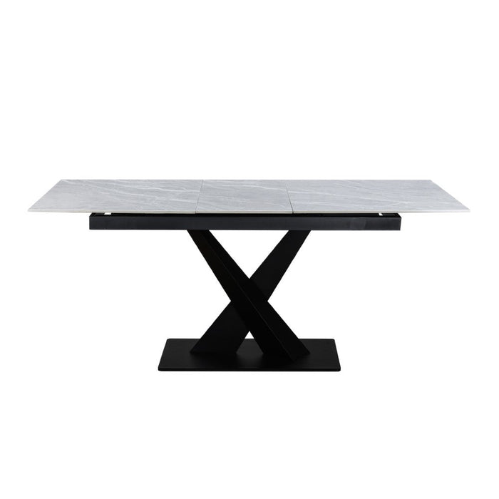 Furniture HausRenato Ceramic Argento Grey Dining Table Matt Finish 140cm - 180cm - Rest Relax