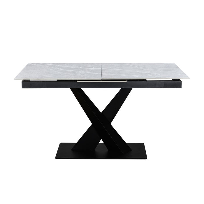 Furniture HausRenato Ceramic Argento Grey Dining Table Matt Finish 140cm - 180cm - Rest Relax