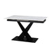 Furniture HausRenato Ceramic Pearla Grey Dining Table Gloss Finish 140cm - 180cm - Rest Relax