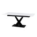 Furniture HausRenato Ceramic Pearla Grey Dining Table Gloss Finish 140cm - 180cm - Rest Relax