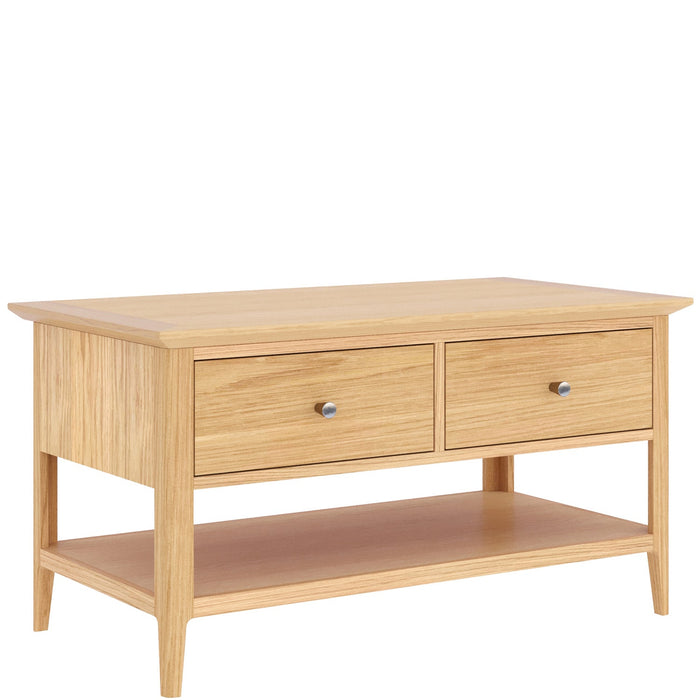 Furniture HausSaxby Oak 2 DRAWER COFFEE TABLE - Rest Relax