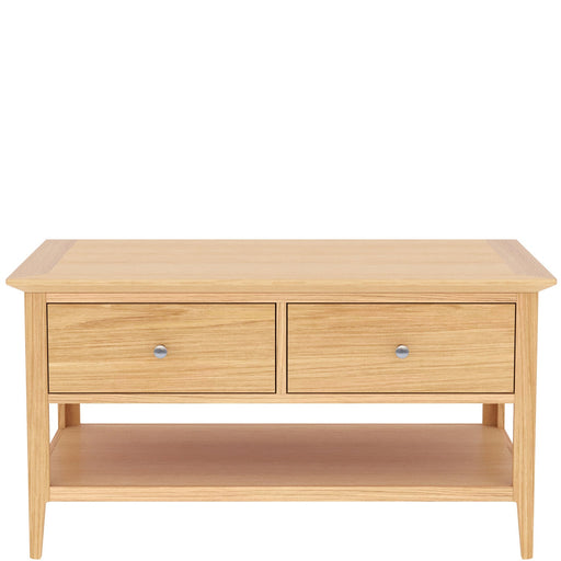 Furniture HausSaxby Oak 2 DRAWER COFFEE TABLE - Rest Relax