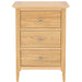 Furniture HausSaxby Oak 3 DRAWER BEDSIDE - Rest Relax