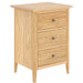 Furniture HausSaxby Oak 3 DRAWER BEDSIDE - Rest Relax