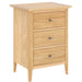 Furniture HausSaxby Oak 3 DRAWER BEDSIDE - Rest Relax