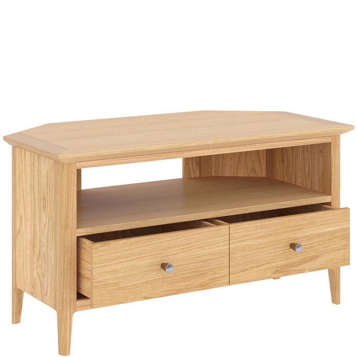 Furniture HausSaxby Oak CORNER TV UNIT - Rest Relax