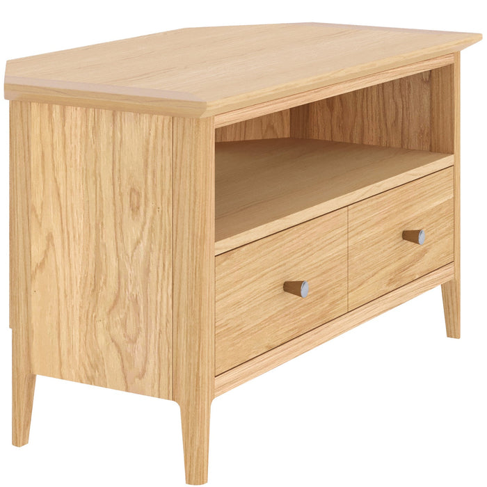 Furniture HausSaxby Oak CORNER TV UNIT - Rest Relax