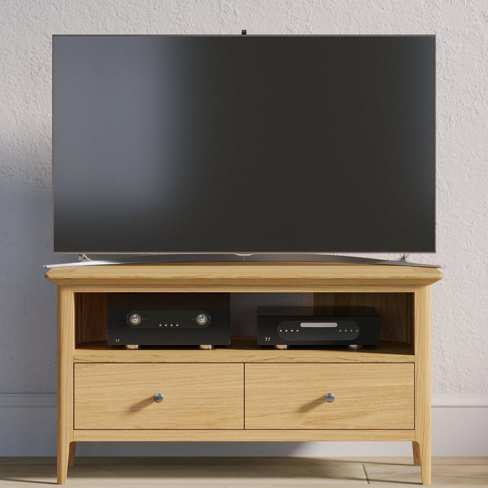 Furniture HausSaxby Oak CORNER TV UNIT - Rest Relax