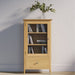 Furniture HausSaxby Oak GLAZED BOOKCASE - Rest Relax