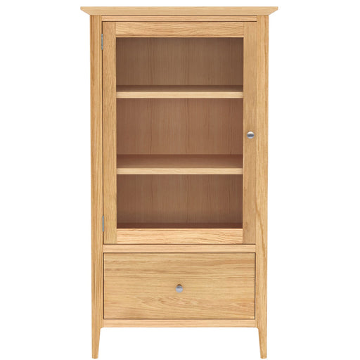 Furniture HausSaxby Oak GLAZED BOOKCASE - Rest Relax