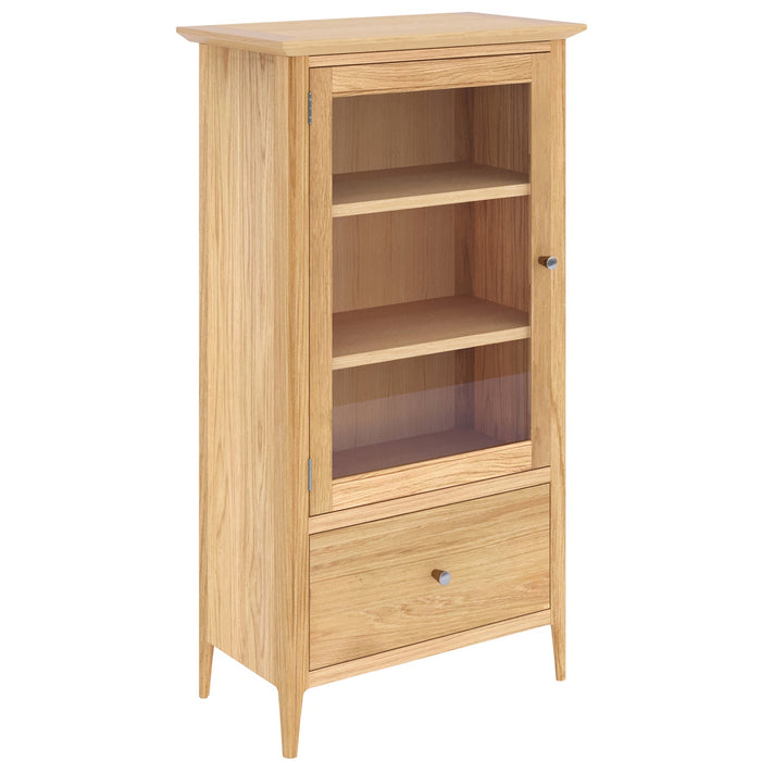 Furniture HausSaxby Oak GLAZED BOOKCASE - Rest Relax