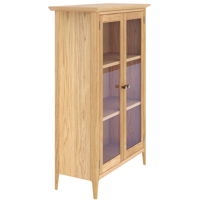 Furniture HausSaxby Oak GLAZED CABINET - Rest Relax