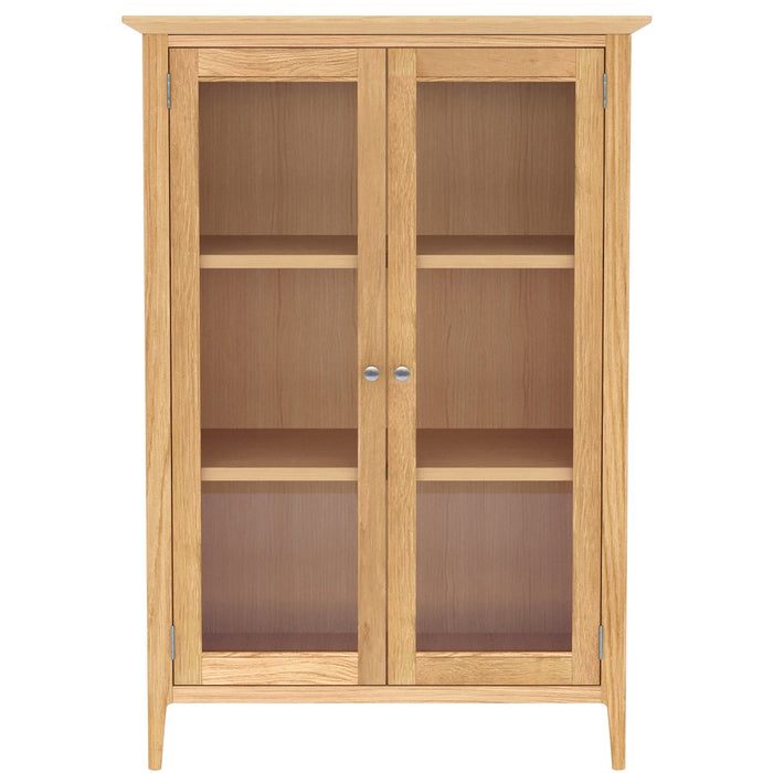 Furniture HausSaxby Oak GLAZED CABINET - Rest Relax