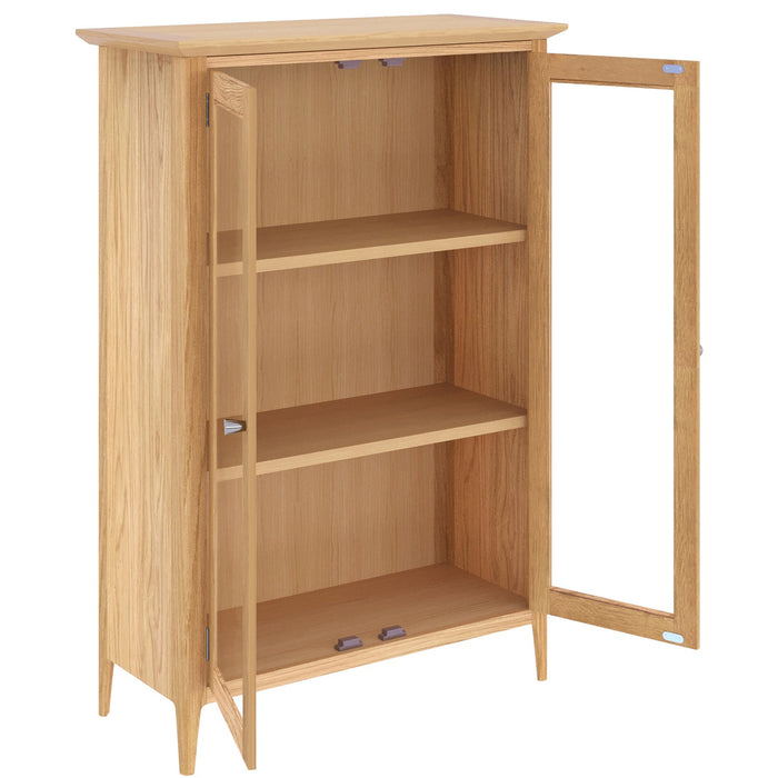 Furniture HausSaxby Oak GLAZED CABINET - Rest Relax