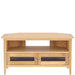 Furniture HausSaxby Oak GLAZED CORNER TV UNIT - Rest Relax