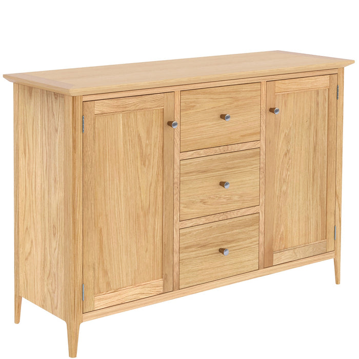 Furniture HausSaxby Oak LARGE 2 DOOR 3 DRAWER SIDEBOARD - Rest Relax