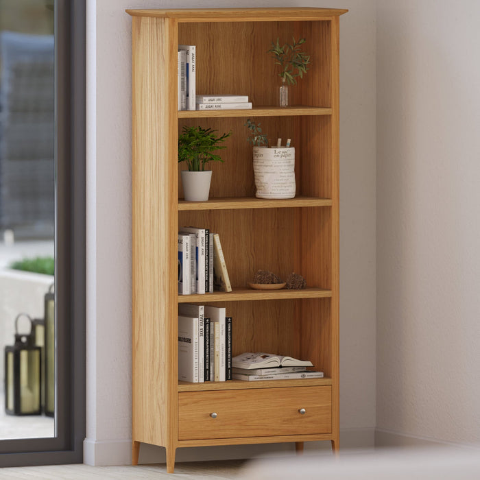 Furniture HausSaxby Oak LARGE BOOKCASE - Rest Relax