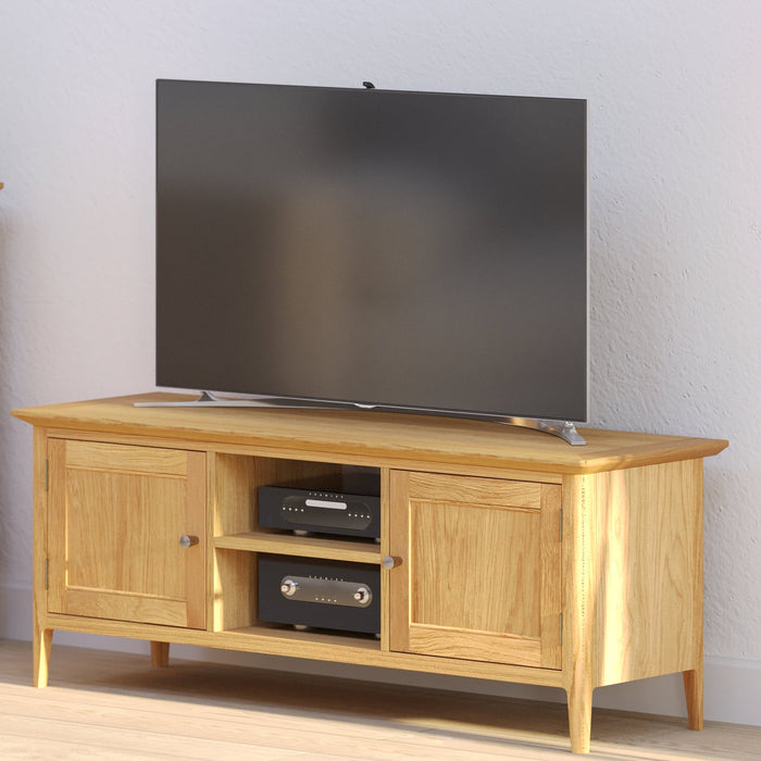 Furniture HausSaxby Oak PLASMA TV UNIT - Rest Relax